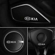 3D Aluminum Speaker For Kia Rio Ceed Sportage Cerato Soul Sorento Picanto Optima Stereo Speaker Badge Emblem Sticker Auto - 1PC - View 2