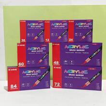 84 Color Options Acrylic Paint Marker Pens, Suitable For Glass, Wood, Stone, Ceramic, Fabric, Metal, Canvas, Card Making, Easy To Use, Professional Artist Grade, Back To School - Sets - View 4