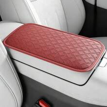 1pc PU Leather Embossed Extended Car Center Console Protector Pad, Car Armrest Cushion, Dual Storage Pockets/No Storage Pockets Optional, Wear-Resistant Anti-Slip All-Season Universal, Easy Installation, 34cmx21cm, Car Interior Accessories - Multicolor - View 16