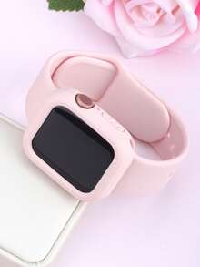 Silicone Strap + Case - Pink