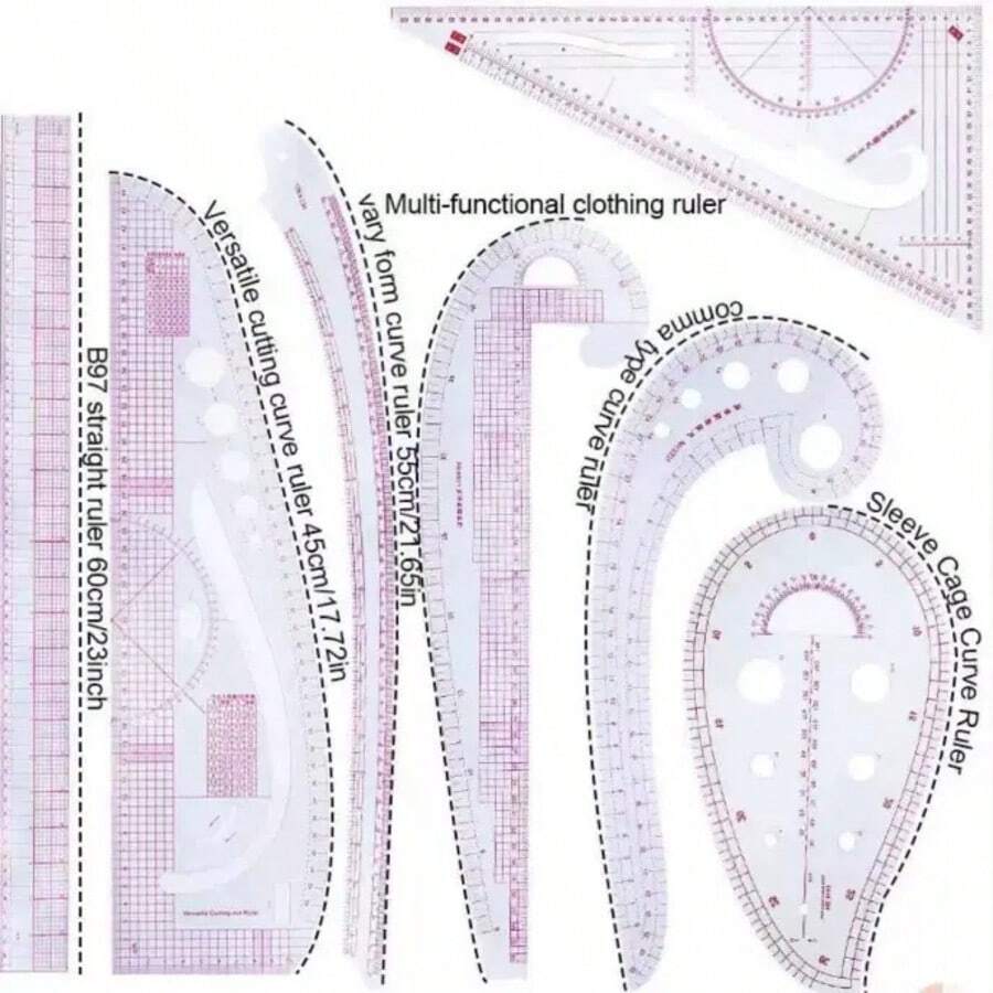 Multifunctional Clothing Scale Ruler Tool Tailoring Sewing Soft Tape Measure - F04 - View 1