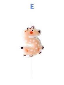 Hand-Painted Digital Candles With Cute Forest Animal Pattern, Suitable For Autumn Decor, Souvenirs, Camping, Kitchen Use, Christmas Gifts, Party Favors, Kitchenware, Home Decor And Accessories, Party Decoration And Arrangement Supplies - View 13