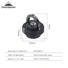 CAMPINGMOON Tutup Pelindung dengan Cincin Gantung dan Penutup Anti Debu Magnetik Kuat untuk Tabung Gas Panjang dan Kaleng Gas Datar BKM-107 - A - View 8
