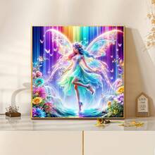 1pc - DIY Handmade 5D Diamond Painting Kit, Suitable For Adults And Beginners, Craft Supplies, Applicable For Living Room, Bedroom, Office, Wall Decor Art. - round diamond - View 3