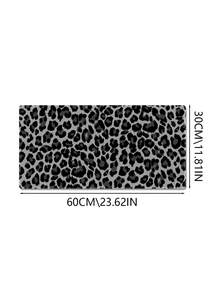 Large Desk Mouse Pad, Grey‑Black Leopard Animal Print, Non‑Slip Rubber Base Keyboard Mat For Home Office Gaming Desktop Decoration - View 16