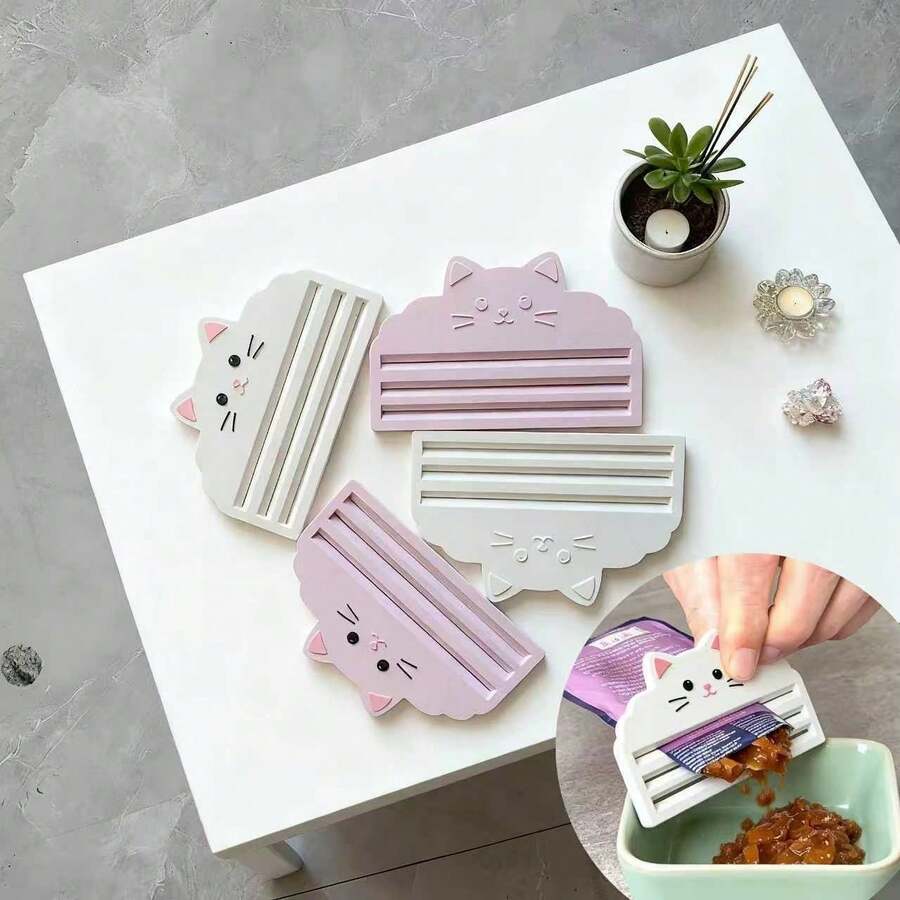 New Cat Food Meat Paste Pouch Cat Treat Dispenser Efficient Squeeze Bag No Waste Portable Squeezing Tool - A - View 1