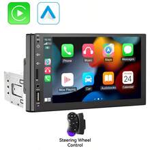 7英吋單DIN汽車音響,支援有線CarPlay、觸控螢幕車用收音機多媒體播放器 - 7吋單DIN CarPlay音響(支援方向盤控制) - 查看 11