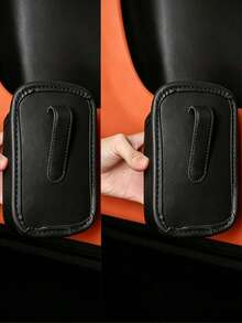 2/1pc Car Door Cup Holders, Pu Leather Car Beverage Holder, Storage Box, Holder Rear Seat Organizer Storage Box Auto Interior Accessories, Rear Seat Cup Holder, Car Accessories Storage Box, Keep Car Interior Organized - Multicolor - View 3