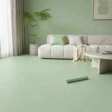 1 Roll Of Solid Color Simple Wallpaper, Matte Surface, Self-Adhesive Wallpaper, That Is, Peeling And Pasting Contact Paper, Used For Countertops, Cabinets, Wardrobes, Renovation Wallpaper, Suitable For Home Decoration - Bean Sprout Green - View 11