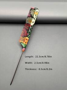 Fashion Pattern Hair Cutting Comb, High-Quality Hair Comb, Essential Salon Hairdressing Comb, Tail Comb, Unisex Hair Comb, Multiple Styles Available - Multicolor - View 5