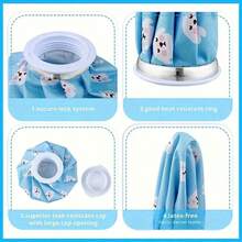 Reusable Fillable Hot Water Bottle, Adult Home Use Warm Water Bag, Leak-Proof Sealed Screw Cap, Portable For Home Travel Daily Practical Item, Christmas Gift - Multicolor - View 2