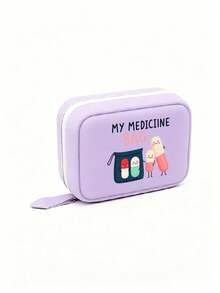 Pill Storage Box Set, MY MEDICINE BAG And Pill Print, Daily 2 Times 7 Days Large Capacity Pill Storage Box, 14 Colorful Compartments, Reusable Travel Medicine Storage Bag, Suitable For Supplements And Small Daily Items, Suitable For Health-Conscious And Travel Users, Essential Medical Accessory, Dormitory Necessity, Back To School Essential, Teacher's Day Gift, Back To School Gift - Multicolor - View 11