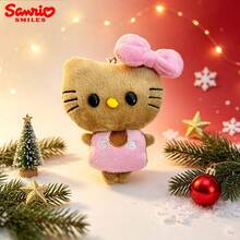 Sanrio Cute Bow Big Head KT Cat Plush Doll Pendant Exquisite Gift Keychain Bag Pendant - Multicolor - View 8