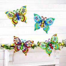 Beautiful Butterfly Wall Hanging Decor For Home, Outdoor, Garden And Yard - Butterfly 4PC - View 2