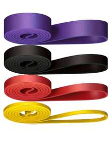 Resistance Band, Pull-Up Band, Pull-Up Assist Band, Exercise Band, Workout Band, Leg Resistance Band, Exercise, Muscle Training, Body Shaping, Unisex - Multicolor - View 6
