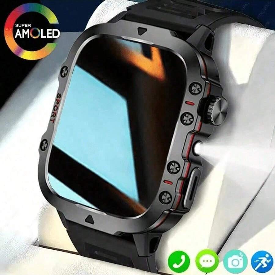Smartwatch With Wireless Calling/Dialing, Multiple Sports Modes, Call Reminder And Rejection, SMS Notification, Customizable Wallpaper, Compatible With IOS/Android - Multicolor - View 1