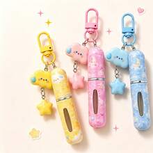 5ml Cloud Series Perfume Atomizer Bottle With Pendant, Portable Bottom-Fill Spray Bottle Keychain Refillable Container - Multicolor - View 1