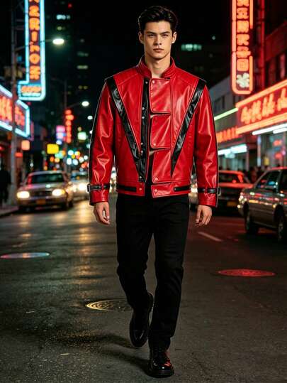 Werewolf Red Jacket, Halloween Parade Carnival Costume