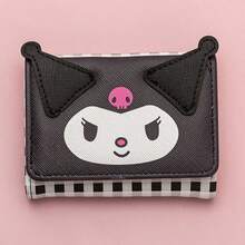 Cute PU Leather Cartoon Character Short Wallet, Japanese Style Cute Cartoon Print Multi-Color Foldable Small Purse, Suitable For Girls' Daily Use - Multicolor - View 16