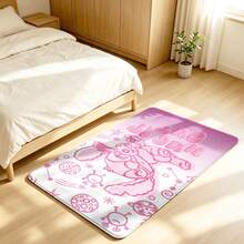 1pc Disney Stitch Printed Area Rug, Faux Rabbit Fur Surface With TPU Non‑Slip Back, Soft Fluffy Decorative Carpet For Living Room Bedroom Home Decor - Multicolor - View 7
