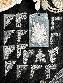 Yuezhen Creative Sticker Frame Dreamy Journal Stickers, Waterproof Sticker Pack For Notebooks, Diaries, Journals, Back To School Season - A - View 1