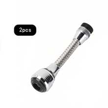 2pcs 360° Rotating Faucet Aerator, High Pressure Water Saving Faucet Extender, Plastic Splash-Proof Faucet Spray Head Accessory, No Electricity Required, Bathroom Accessories - View 6