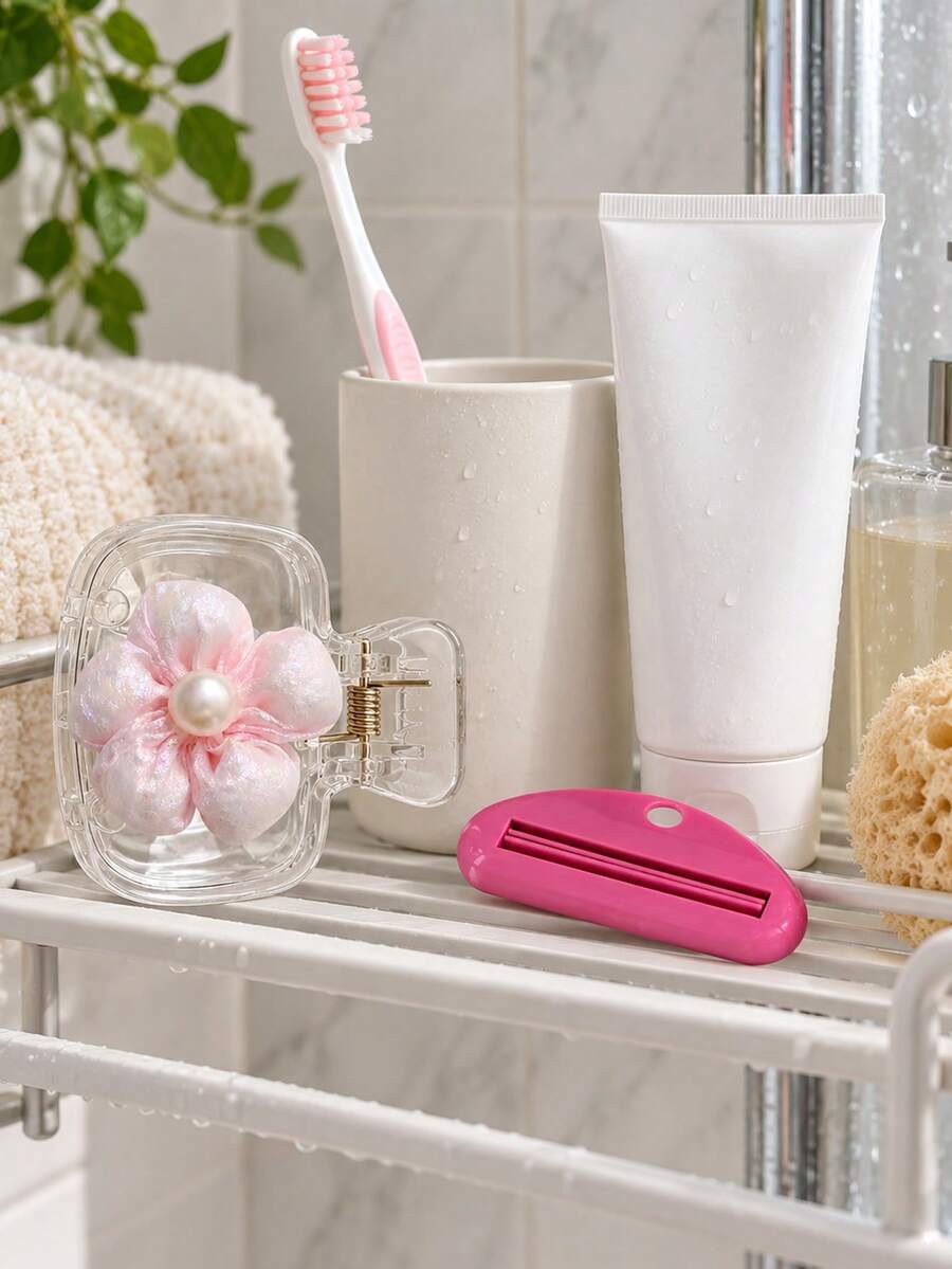 Cherry Blossom Pattern Portable Toothbrush Cap, Transparent Travel Toothbrush Storage Box, Toothbrush Head Protective Clip, Toothbrush Storage Clip, Toothbrush Dust-Proof Protective Cover, Portable Design Easy To Carry, Dust-Proof Cap, Suitable As Gift For Couples, Friends, Family, Teachers, Travel Enthusiasts, Essential For Home, Dorm, Vacation, Suitable For Birthday Gift, Back To School Gift, Wedding Accessory, Spring/Summer Essential