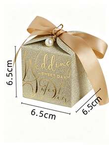 10PCS Gold And Silver Gift Boxes Suitable For Holiday Party Occasions - Multiple Styles - View 3