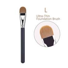 1pc Tongue-Shaped Mask Brush Makeup Brush New Concealer Brush Beginner Portable Beauty Tool In Stock Wholesale Eyeshadow - Black - View 11