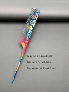 Professional Salon Hair Cutting Comb, Essential Hairdresser Haircut Comb, Makeup Comb, Tail Comb, Unisex Hair Comb, Hair Styling Comb, Cosmetic Comb - Multicolor - View 10