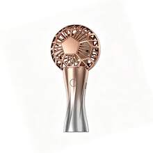 Football Trophy Style Hand Fan, Portable Fan With Ball Design And Gradient Base, Ideal Gift For Sports Fans, Events And Parties - Blue - View 9