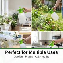 67.63 Oz Pressure Sprayer | Manual Pump Garden Sprayer | Adjustable Nozzle, Suitable For Plant Spraying. | Suitable For Watering, Cleaning And Disinfecting. | Available In Orange And White Colors. - Green & White - View 10