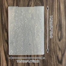 Assorted Geometric Pattern Embossing Folder, Clear Plastic Textured Embossing Template For Paper Craft Card Scrapbook DIY Art Supplies Embossing Folder - JH-1 - View 17