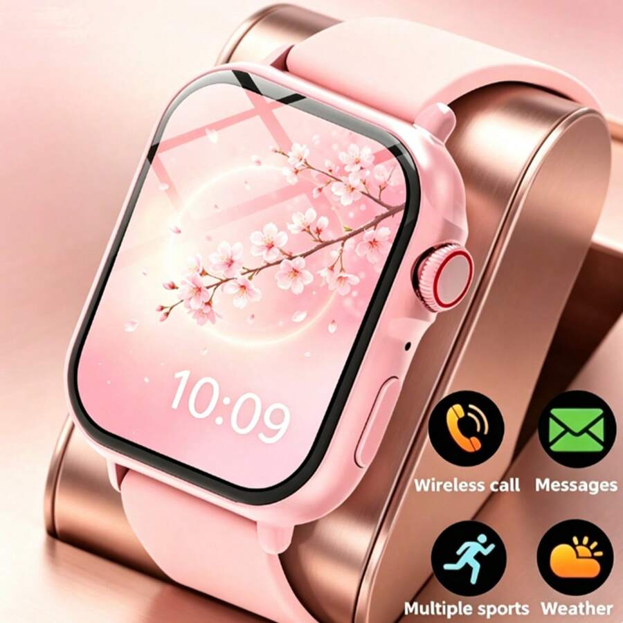 ZhiKexing 1.83 Inch Smart Watch, Compatible With IOS And Android Phones, (Answer/Make Calls), Multiple Sports Modes/Massive Watch Faces/Built-In Games/AI Voice Control/Unisex Sports Watch - View 1