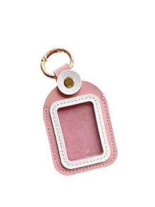 PU Material Keychain Set, Handheld Key Pouch With Cherry Blossom Charm, Car Key Protector, Key Cover, Leather Car Key Case, Key Chain Pendant, Effectively Prevents Scratches, Wear And Impact, Universal PU Car Key Cover, Remote Key Protector, Suitable For Multiple Car Key Covers - Multicolor - View 13