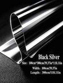 1 Roll Disposable Daylight Transmitting Privacy Film, Visible From Inside To Outside But Not From Outside To Inside, Suitable For Home Windows, Reflective Glass Window Covering With Sun Protection, Heat Insulation And UV Blocking Functions - Sunshade Film - View 14