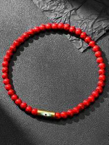 diffone Fashion Handmade 4mm Stone Beads Bracelet Charms Evil Eye Men Bracelet For Male Armband Jewelry - Evil Eye Bracelet - View 10