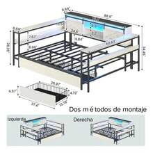 Bed Frames - Grey - View 3