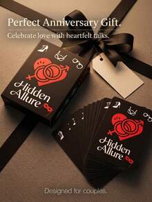 Couples Card Game Romantic Date Night Games Fun Dares And Deep Conversation Starters For Partners Meaningful Connection Activity For Husband And Wife Perfect Anniversary Wedding Or Birthday Gift For Him And Her - View 2