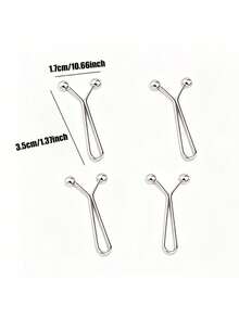 4pcs/Outdoor Seamless Invisible Tool - Sleeveless Clothing Armpit Shrinkage Tool - No Sewing Required; Shrink Sleeve Cuff - Protect Armpit; Prevent Contact - Multi-Functional; Suitable For Various Clothing; Pants - A - View 4