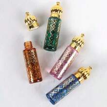 8ml Colorful Glass Roll-On Bottle, Empty Refillable Perfume And Essential Oil Container With Roller Ball, Portable Travel Bottle For Women And Men - Multicolor - View 8