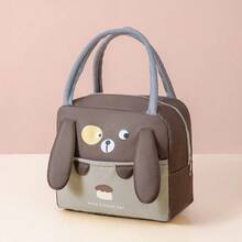 1pc Baby Cartoon Animal Insulated Lunch Bag, Baby Food Storage Bag, Portable Handheld Travel Bag - Multicolor 1 - View 12