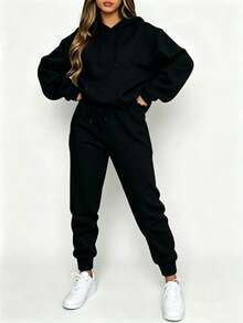 Women Two-Piece Outfits - Black - View 1