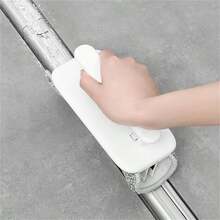 4pcs Detachable Window Track Cleaning Brush Set, Gap Brush, Corner And Window Sill Gap Cleaning Brush, Squeegee (1 Handle, 3 Cloths) - A - View 6