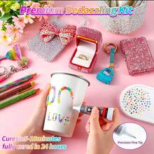 This 72-Color Mixed-Color Rhinestone Set Is A DIY Flat-Back Resin Rhinestone And Water Rhinestone Set Suitable For Decorative Crafts. It Includes 72 Colors Of Flat-Back Resin, Two Tubes Of B7000 Jewelry Glue, And A Tweezers Tool Kit. Suitable For DIY Handicrafts, Clothing, Shoes, Phone Cases, Mugs, Shoes, Holiday Gifts, And As A Handmade Gift For Girls. - 72-compartment With Accessories - View 2
