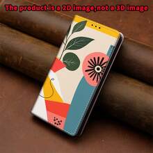 Flip 1PC Printed Flip Fold Wallet With Card Holder And Magnetic , PU Leather Material, Compatible With Multiple Phone Brands And Models, Waterproof, Shockproof, Anti-Drop, Scratch-Resistant Case Compatible With Iphone Air 17 16 15 10 8 7 6 X XR Plus Pro Max Drop Resistant For One Plus 13 12 For Galaxy S24 S25 S26 Plus Ultra Edge A17 FE A12 Note 10 Compatible With Huawei P30 Mate 20 P20 Mi 11 Lite 10C 9T Note 14 Pro - Multicolor - View 1