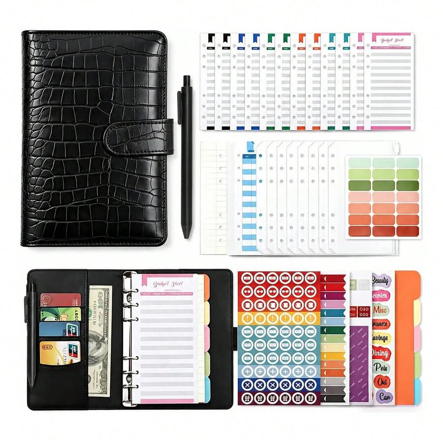 Accounting Ledger Book - Black | Office Folders - View 1