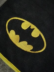 Batman X Joivida Bat Bath Towel Hair Drying Cap Set, Superhero Shower Towel, Soft Absorbent Bath Towel, Quick-Dry Hair Wrap, Bathroom Accessories And Gift Set - Black - View 8