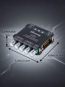 ZK-MT21 Neutral Logo No Brand 2.1 Channel Digital Module 50W*2+100W Suitable For High-Frequency, Low-Frequency And Subwoofer - Amplifier - View 7
