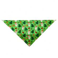 Customized Name Pet Bandana - Adjustable Scarf Bandana, Personalized Name Customization, Fashionable Triangle Pattern Pet Accessory, Suitable For Small, Medium And Large Dogs - Christmas Pet Triangle Bandana Polyester Decorative Dog Drool Bib Scarf Collar Cat Scarf Supplies - Multicolor - View 4